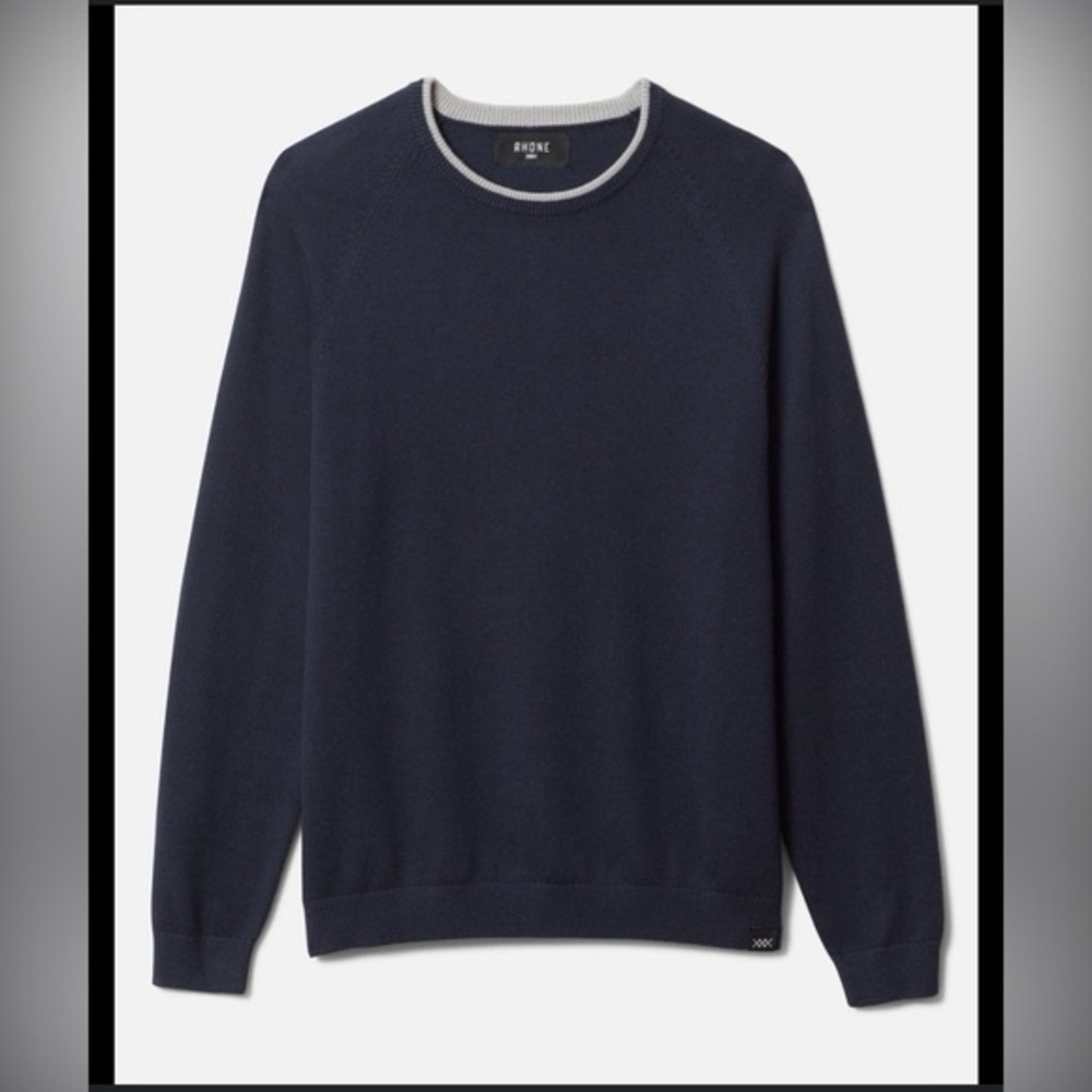 Rhone Hudson Sweater Blue Size Medium